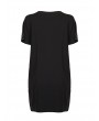 Casual Women Sequins Stitching Short Sleeve V-Neck Mini Dress